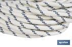 Rollo de cuerda para trabajos de altura | Cuerda trenzada | Ideal para escalada y trabajos en altura semiestática - Cofan