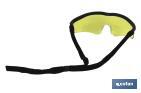 Amber safety glasses | Scratch resistant glasses | Greater safety in do-it-yourself projects and welding works, among others - Cofan