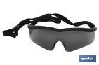 Dark safety glasses | Scratch resistant glasses | Greater safety in do-it-yourself projects and welding works, among others - Cofan