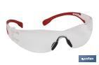 GAFAS PROTECTORAS DE SEGURIDAD SUPER LIGERAS | CON LENTE CLARA | MAYOR PROTECCIÓN Y SEGURIDAD EN EL TRABAJO