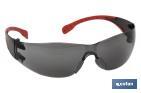 GAFAS PROTECTORAS DE SEGURIDAD SUPER LIGERAS | CON LENTE OSCURA | MAYOR PROTECCIÓN Y SEGURIDAD EN EL TRABAJO