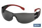 Gafas protectoras de seguridad super ligeras | Con lente oscura | Mayor protección y seguridad en el trabajo - Cofan