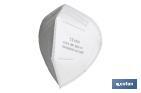 FFP2 NR Folding Face Mask | White | Self Filtering Mask | Disposable Mask - Cofan