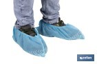 CUBREZAPATOS DESECHABLES ANTIDESLIZANTES | MATERIAL: POLIPROPILENO | COLOR: AZUL | TALLA ÚNICA | DISPONIBLE EN PACKS DE 100 UNIDADES