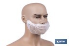 CUBREBARBAS DESECHABLES | MATERIAL: POLIPROPILENO | COLOR: BLANCO | TALLA ÚNICA | DISPONIBLES EN PACKS DE 100 UNIDADES
