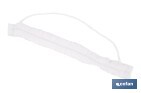 Cubrebarbas desechables | Material: polipropileno | Color: blanco | Talla única | Disponibles en packs de 100 unidades - Cofan