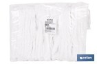 Cubrebarbas desechables | Material: polipropileno | Color: blanco | Talla única | Disponibles en packs de 100 unidades - Cofan