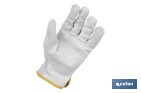 Heat-resistant safety buffalo leather driver glove | Available sizes: 7, 8, 9, 10 and 11. - Cofan