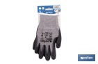 Guantes mecánicos anticorte con recubrimiento de látex rugoso | Conforme con EN 388:2016 | Disponible desde la talla 6 hasta la 10 - Cofan