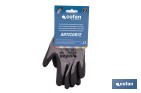 Guantes mecánicos anticorte con recubrimiento de látex rugoso | Conforme con EN 388:2016 | Disponible desde la talla 6 hasta la 10 - Cofan