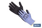 GUANTES MECÁNICOS ANTICORTE IMPREGNADO EN NITRILO SANDY COATING | CONFORME CON EN 388:2016 | DISPONIBLE DESDE LA TALLA 6 HASTA LA 11