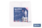 Buzo de protección desechable con capucha | Protección química tipo 5 y 6 | Color blanco | Disponible desde la talla M hasta la XXL - Cofan