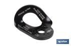 Placa de anclaje conforme a EN 795:2012 | Anclaje tipo A | Material: Acero | Resistencia: 23 kN | Fijación de Ø10,5 mm - Cofan