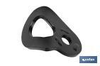 Placa de anclaje conforme a EN 795:2012 | Anclaje tipo A | Material: Acero | Resistencia: 23 kN | Fijación de Ø10,5 mm - Cofan