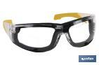 Safety Glasses with Detachable Foam-Padded Design - Cofan