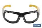 Safety Glasses with Detachable Foam-Padded Design - Cofan