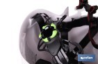 Casco de seguridad industrial con regulador y barbuquejo para trabajos verticales y obra | Disponible en 2 colores - Cofan