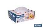 Casco de seguridad industrial con regulador y barbuquejo para trabajos verticales y obra | Disponible en 2 colores - Cofan