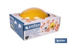 Casco de seguridad industrial con regulador y barbuquejo para trabajos verticales y obra | Disponible en 2 colores - Cofan