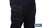 Pantaloni da lavoro elastici tipo Denim | Taglia dalla 38 alla 64 | Color blu marino - Cofan