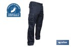 PANTALONI DA LAVORO ELASTICI TIPO DENIM | TAGLIA DALLA 38 ALLA 64 | COLOR BLU MARINO