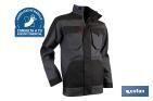 WORK JACKET | GALILEO MODEL | MATERIALS: 60% COTTON & 40% POLYESTER | GREY/BLACK