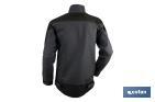 Chaqueta de Trabajo | Modelo Galileo | Material: 60% algodón y 40% poliéster | Color Gris/Negro - Cofan