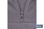 Sudadera de trabajo con media cremallera | Refuerzo textil y puños elásticos | Tejido anti pilling | Tallas disponibles desde la S hasta la XXXL y en 2 colores diferentes - Cofan