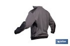 Sudadera de trabajo con media cremallera | Refuerzo textil y puños elásticos | Tejido anti pilling | Tallas disponibles desde la S hasta la XXXL y en 2 colores diferentes - Cofan