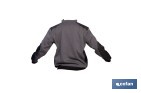 Sudadera de trabajo con media cremallera | Refuerzo textil y puños elásticos | Tejido anti pilling | Tallas disponibles desde la S hasta la XXXL y en 2 colores diferentes - Cofan