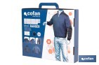 Sudadera de trabajo con media cremallera | Refuerzo textil y puños elásticos | Tejido anti pilling | Tallas disponibles desde la S hasta la XXXL y en 2 colores diferentes - Cofan