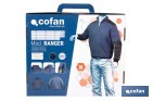 Sudadera de trabajo con media cremallera | Refuerzo textil y puños elásticos | Tejido anti pilling | Tallas disponibles desde la S hasta la XXXL y en 2 colores diferentes - Cofan