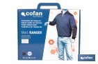 Sudadera de trabajo con media cremallera | Refuerzo textil y puños elásticos | Tejido anti pilling | Tallas disponibles desde la S hasta la XXXL y en 2 colores diferentes - Cofan