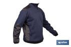 Sudadera de trabajo con media cremallera | Refuerzo textil y puños elásticos | Tejido anti pilling | Tallas disponibles desde la S hasta la XXXL y en 2 colores diferentes - Cofan