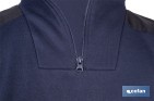 Sudadera de trabajo con media cremallera | Refuerzo textil y puños elásticos | Tejido anti pilling | Tallas disponibles desde la S hasta la XXXL y en 2 colores diferentes - Cofan