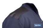 Sudadera de trabajo con media cremallera | Refuerzo textil y puños elásticos | Tejido anti pilling | Tallas disponibles desde la S hasta la XXXL y en 2 colores diferentes - Cofan