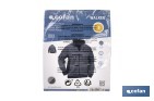 Work Fleece Jacket | Walker Model | Composition: 100% polyester | Grey/Black - Cofan