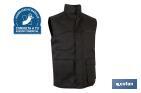 Gilet multitasche | Imbottito | Modello Colt | Composizione: 65% poliestere e 35% cotone | Colore: nero - Cofan