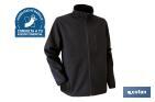 CASACO SOFT SHELL | COR NEGRA | MODELO LÍSTER | COMPOSIÇÃO: 94% POLIÉSTER E 6% ELASTANO