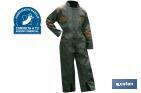 Khaki/Havane Coverall | Tournevis Model | For Children | With Two Zip Fasteners - Cofan