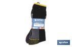 Pack of 4 Pairs of Reinforced Socks | Composition: 65% Cotton - 25% Polyester - 7% Polyamide - 3% Elastane - Cofan