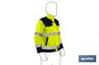 High visibility jacket | Available sizes from S to XXXL | Yellow and navy blue - Cofan