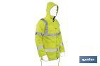 High visibility parka | Available sizes from S to XXXL | Yellow - Cofan