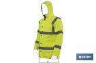 High visibility parka | Available sizes from S to XXXL | Yellow - Cofan