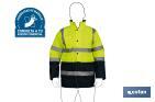 High visibility parka | Available sizes from S to XXXL | Yellow and blue - Cofan