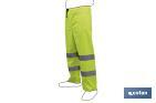 Pantalón de Lluvia de Alta Visibilidad | Tallas desde la S hasta la XXXL | Color amarillo - Cofan