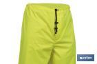 High-visibility waterproof trousers | High-visibility strips | Yellow and blue | Available from size S to XXXL - Cofan