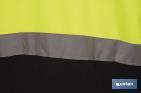 Casaco polar de alta visibilidade | Fecho de correr | Amarelo e azul | Disponível do tamanho S ao XXXL - Cofan