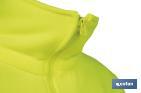 Casaco polar de alta visibilidade | Fecho de correr | Amarelo e azul | Disponível do tamanho S ao XXXL - Cofan