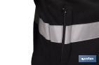 Casaco polar de alta visibilidade | Fecho de correr | Amarelo e azul | Disponível do tamanho S ao XXXL - Cofan